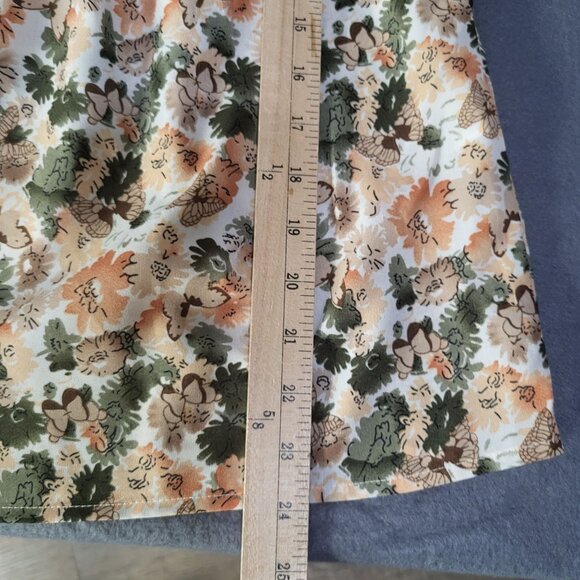 SHEIN Womens Medium Floral Butterfly Print Camisole Tank Top Blouse - Picture 7 of 9